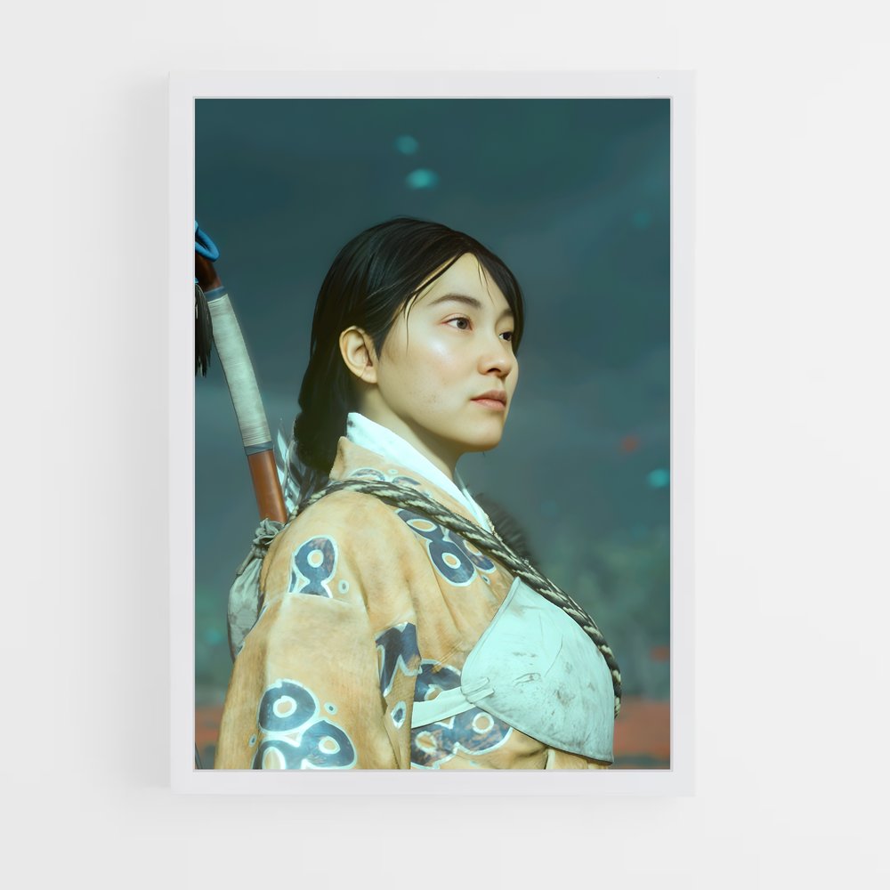Poster Yuna tsushima – affiche Ghost of tsushima (vue 3)